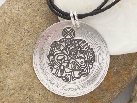 Silberamulett Altgermanischer Brakteat